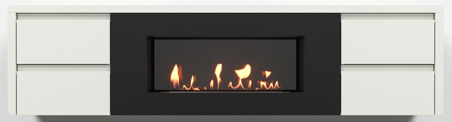 Firelight BFP/P-1700 lux белая напольный биокамин