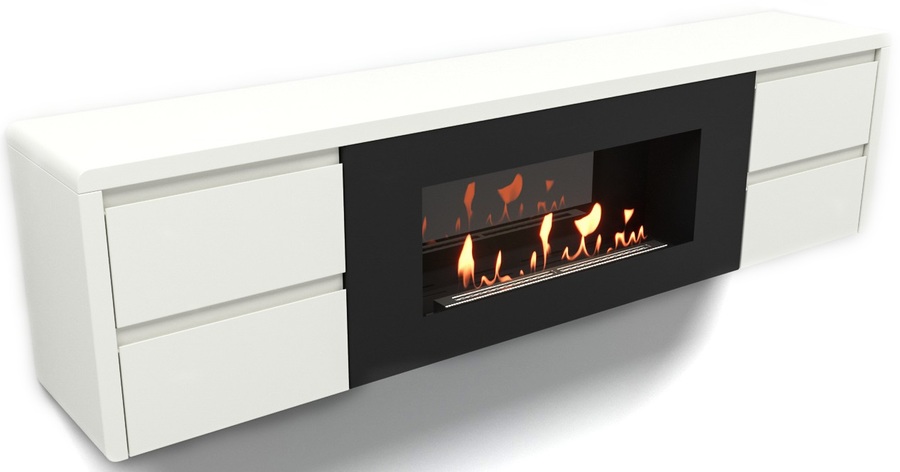Firelight BFP/P-1700 lux белая напольный биокамин