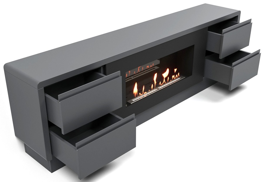 Firelight BFP/P-1700 lux графит напольный биокамин