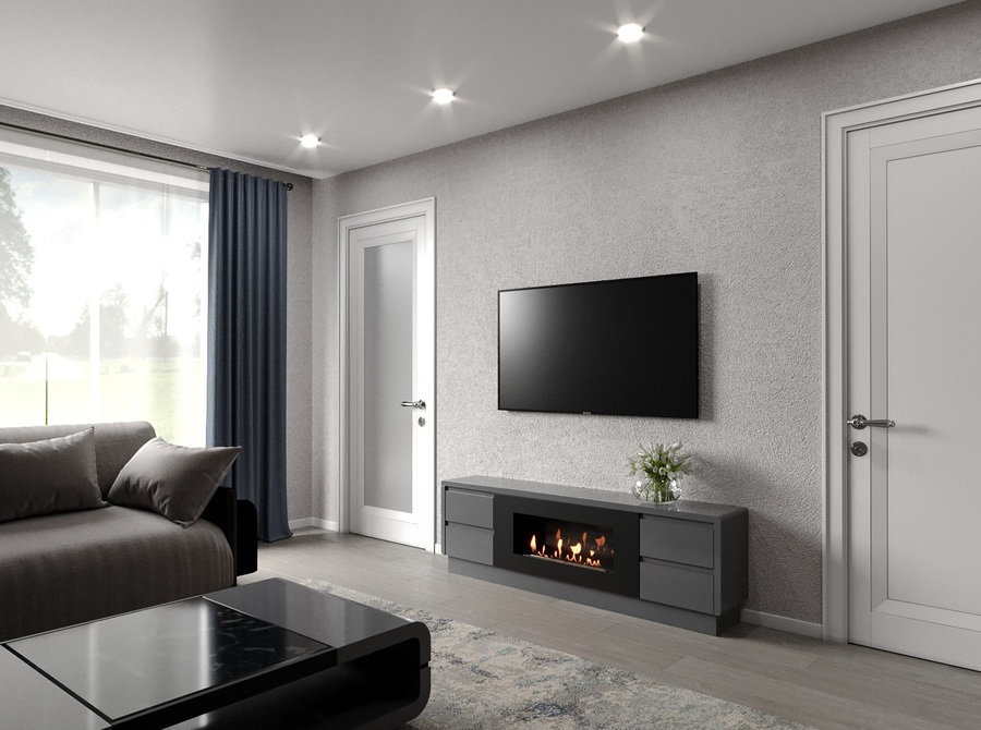 Firelight BFP/P-1700 lux графит напольный биокамин