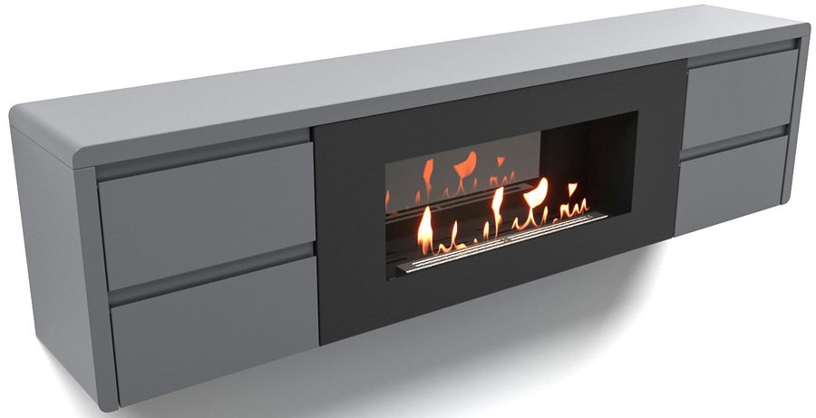 Firelight BFP/P-1700 lux графит напольный биокамин