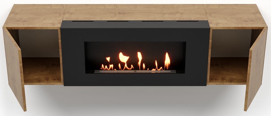 Firelight BFP-P1600 дуб вотан настенный биокамин