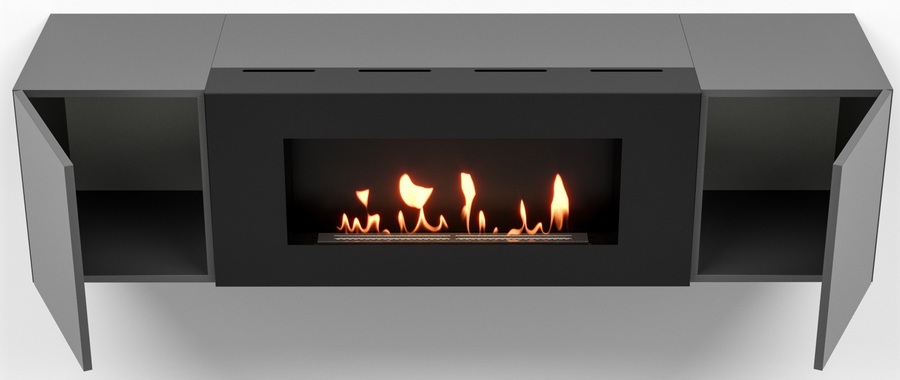 Firelight BFP-P1600 графит настенный биокамин