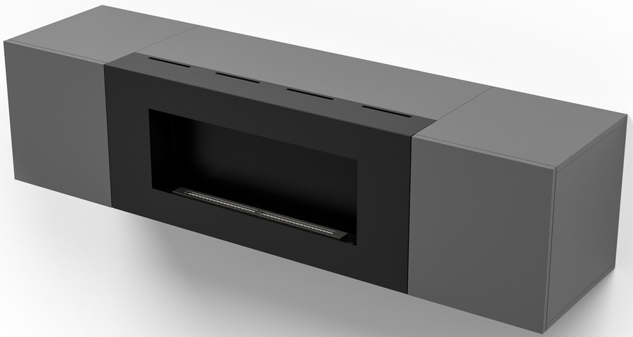 Firelight BFP-P1600 графит настенный биокамин