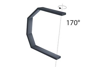 FLOWAIR AGRO ST монтажная поворотная консоль
