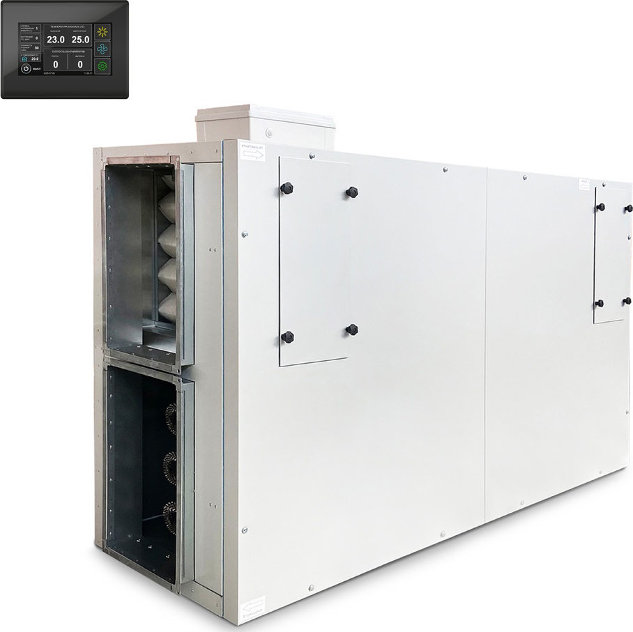 ФЬОРДИ ВПУ CF2000/15-380/3-EC-H-BLG-M приточно-вытяжная установка