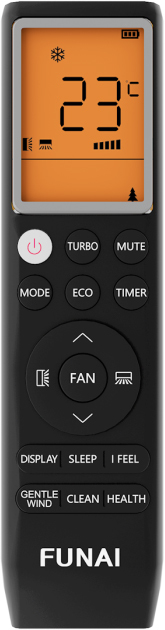 Funai Kadzoku RAC-I-KD25HP.D03/RAC-I-KD25HP.D03H Wi-Fi настенный кондиционер