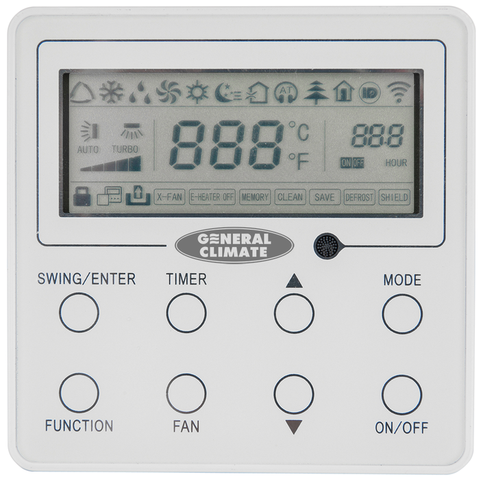General Climate GC/GU-4C24HRF кассетный кондиционер