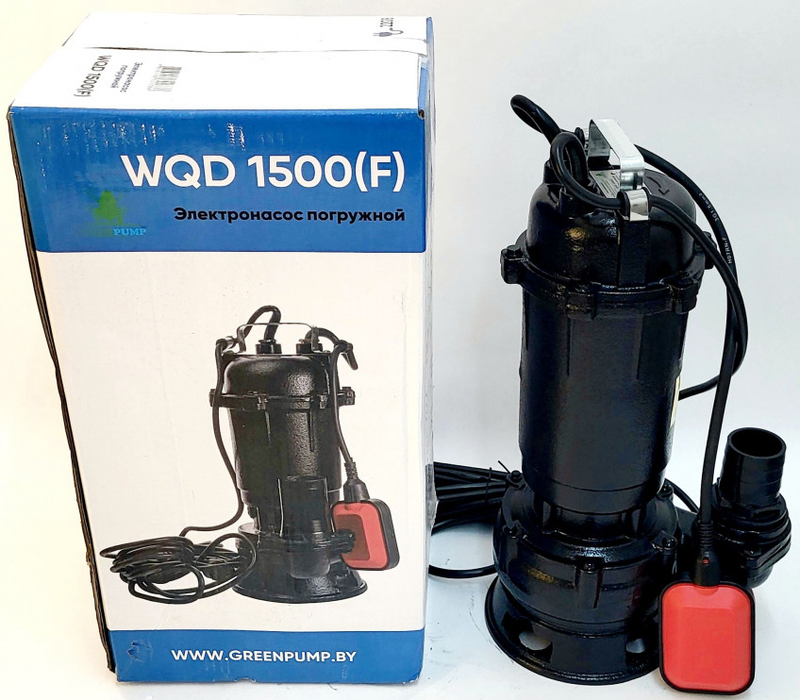GREENPUMP WQD 1500F VALERA с поплавком 230V дренажный насос