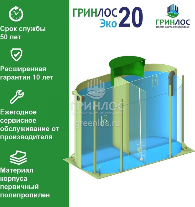 Гринлос Эко 20 септик