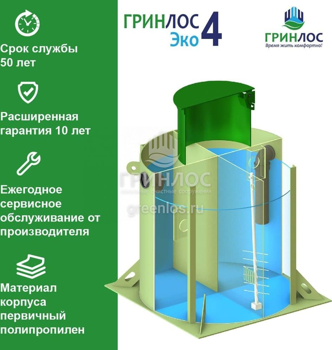 Гринлос Эко 4 септик