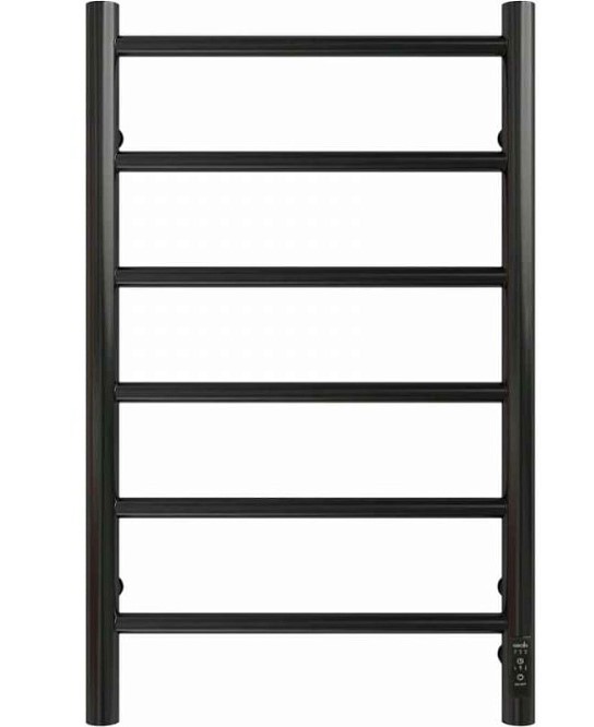 GROIS Laura GR-131 400x 700 П6 RAL9005 R электрический полотенцесушитель лесенка