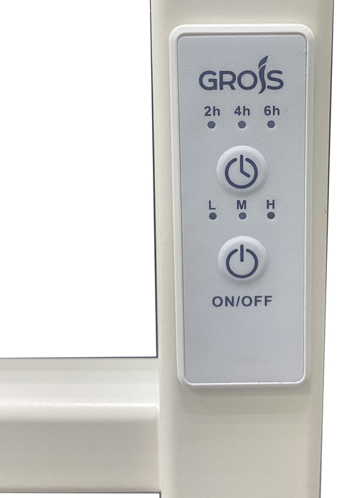 GROIS Orso GR-124 110/1200 П3 RAL9016 электрический полотенцесушитель лесенка
