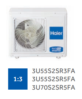 Haier 3U70S2SR5FA внешний блок мульти сплит-системы