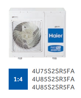Haier 4U85S2SR5FA внешний блок мульти сплит-системы