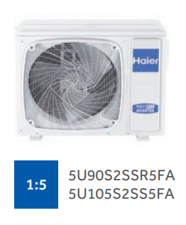 Haier 5U105S2SS5FA внешний блок мульти сплит-системы