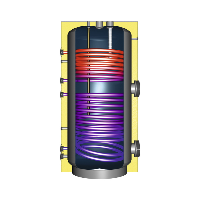 Hansa Habbs 600-500 (2-т/обменника) 600л бойлер косвенного нагрева
