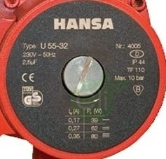Hansa U 35-32 циркуляционный насос