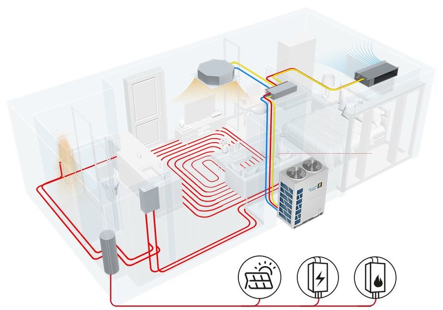 Hisense AVWT-114HKFSXA наружный блок VRF системы 30-33,9 кВт