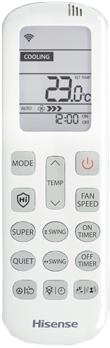Hisense Free Match DC AMS-18UW4RXSKB01 WI-FI настенный внутренний блок мульти сплит-системы
