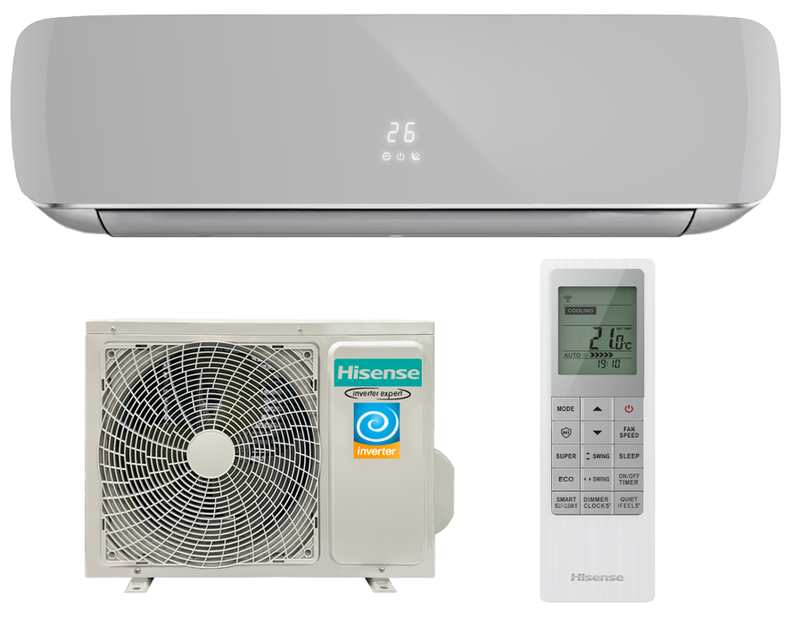 Hisense Silver Crystal Super AS-10UW4RVETG00(R) SILVER настенный кондиционер
