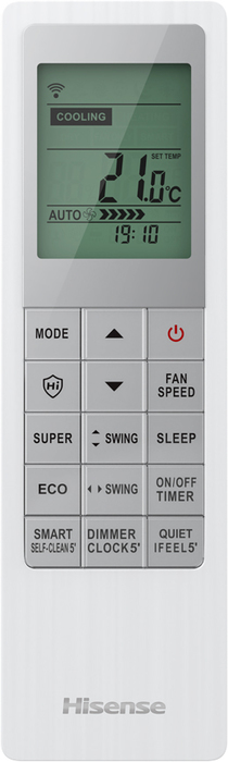 Hisense Silver Crystal Super AS-10UW4RVETG01(S) WI-FI настенный кондиционер