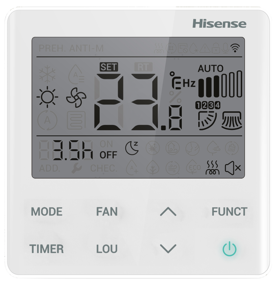 Hisense YXE-E01U(Е) проводной пульт управления