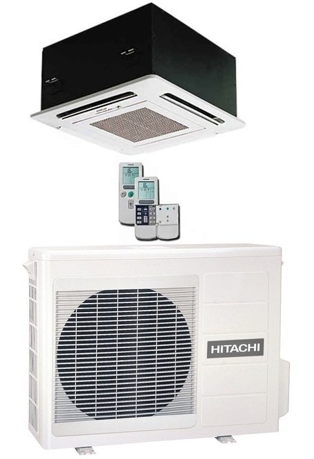 Hitachi RAI-35NH5/RAM-35QH5 в квартиру кассетная сплит-система