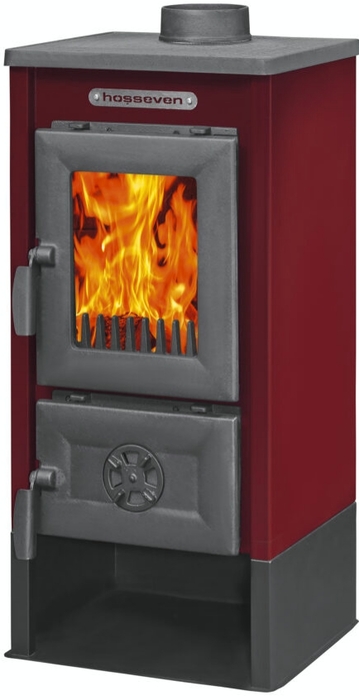 Hosseven 9008 Maxi Burgundy дровяная печь