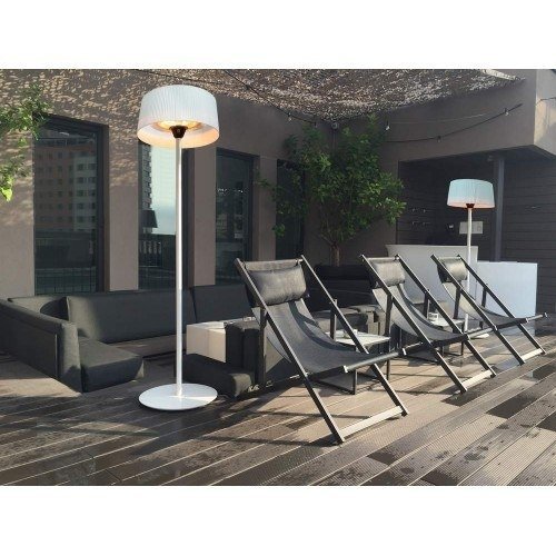 Hugett Floor White (1821/W) для загородного дома инфракрасный обогреватель