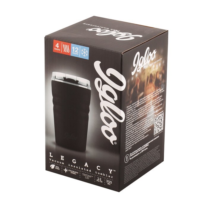 Igloo Legacy 355 мл MATTE BLACK термос
