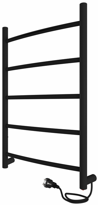 INDIGO Arc б/п (el) 60/40 Черный муар электрический полотенцесушитель лесенка