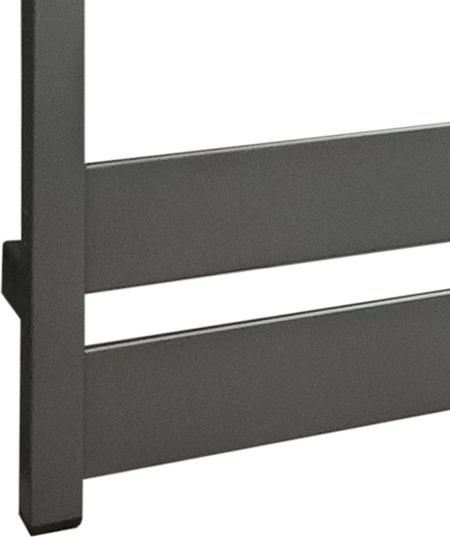 INDIGO Atlas (el) 80/50 Graphite Metallic электрический полотенцесушитель лесенка