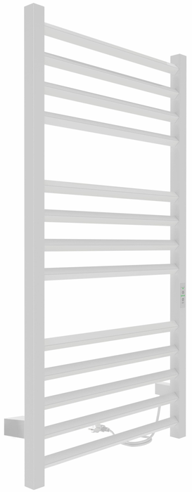INDIGO Attic Romb (el) 100/50 Белый матовый электрический полотенцесушитель лесенка
