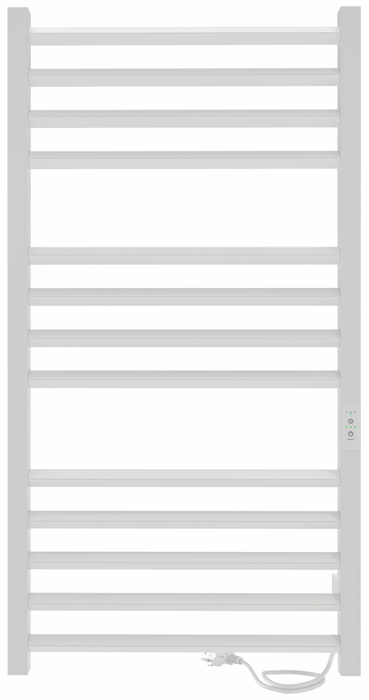 INDIGO Attic Romb (el) 100/50 Белый матовый электрический полотенцесушитель лесенка