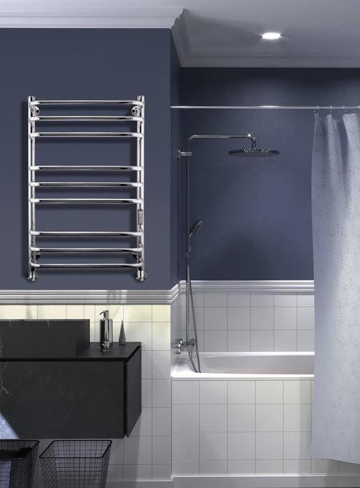 INDIGO Brace Lux б/п (el) 80/50 Полиров. электрический полотенцесушитель лесенка