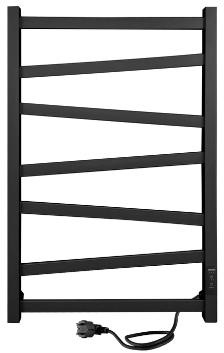 INDIGO Element б/п (el) 80/50 Черный муар электрический полотенцесушитель лесенка