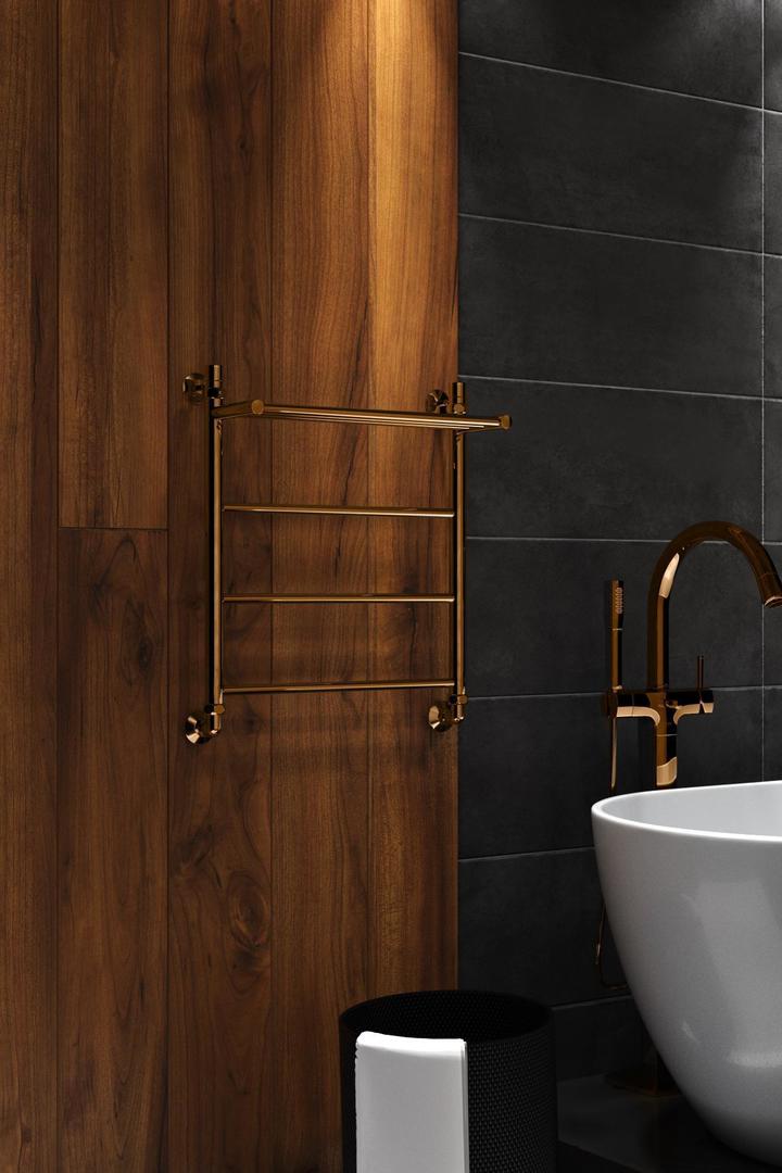 INDIGO Line с/п (н.р.1) 60/50 Золото водяной полотенцесушитель лесенка