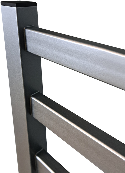 INDIGO Oktava Slim 3 (el) 80/50 Graphite Metallic электрический полотенцесушитель лесенка