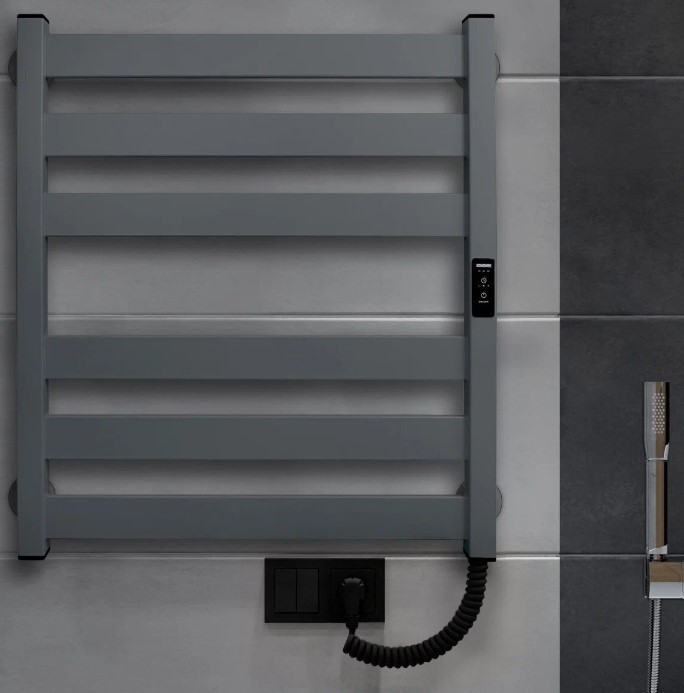 INDIGO Oktava Slim 5 (el) 60/50 Magnetic Grey электрический полотенцесушитель лесенка