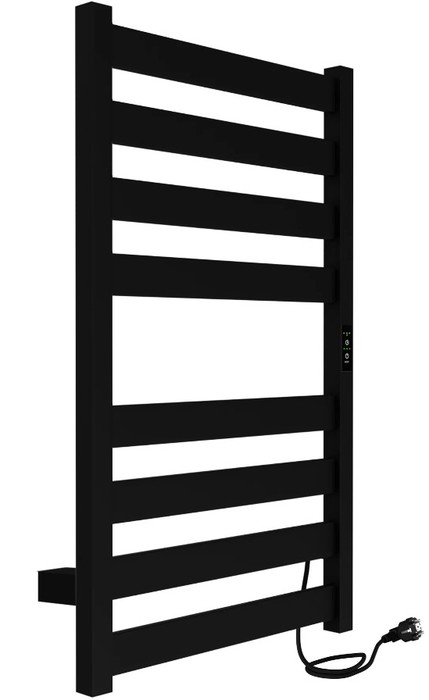 INDIGO Oktava Slim 5 (el) 80/40 Черный муар электрический полотенцесушитель лесенка