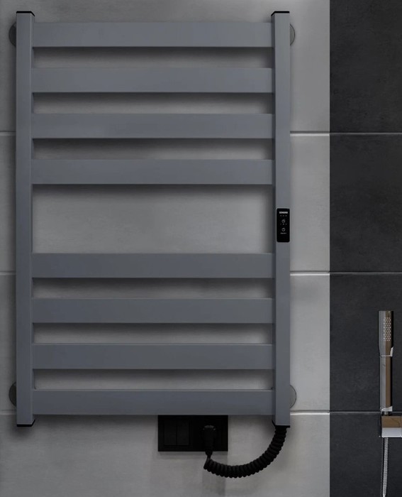INDIGO Oktava Slim 5 (el) 80/50 Magnetic Grey электрический полотенцесушитель лесенка