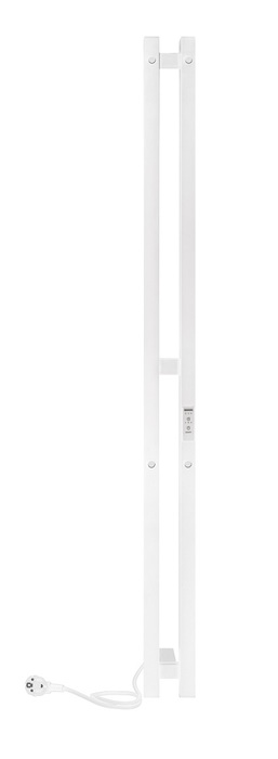 INDIGO Style PRO (el) 120/10 Белый матовый электрический полотенцесушитель лесенка