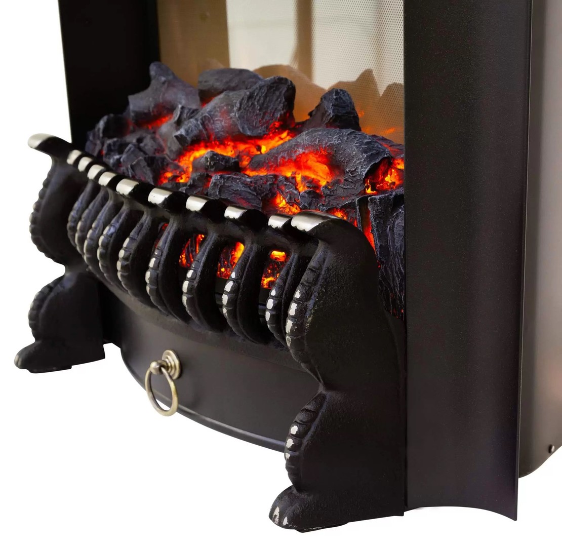 InterFlame Fobos BLACK классический очаг 2D