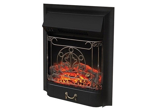 InterFlame Fobos FX M Brass/Black экономичный очаг без портала