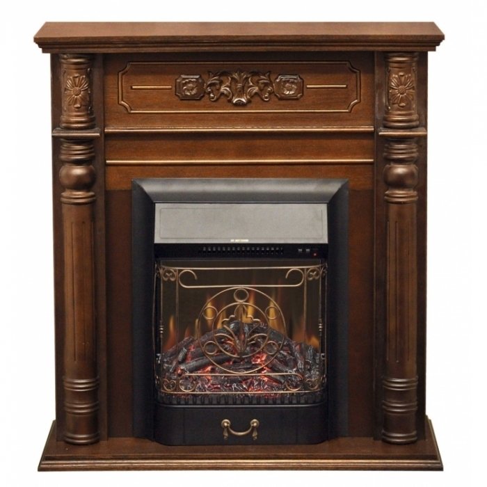 InterFlame Fobos FX M Brass/Black экономичный очаг без портала
