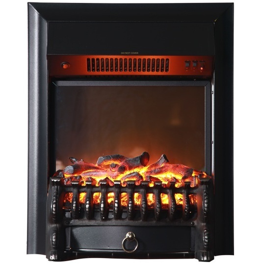 InterFlame Fobos FX M Black/Brass классический очаг 2D
