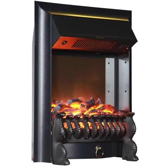 InterFlame Fobos FX M Black/Brass классический очаг 2D