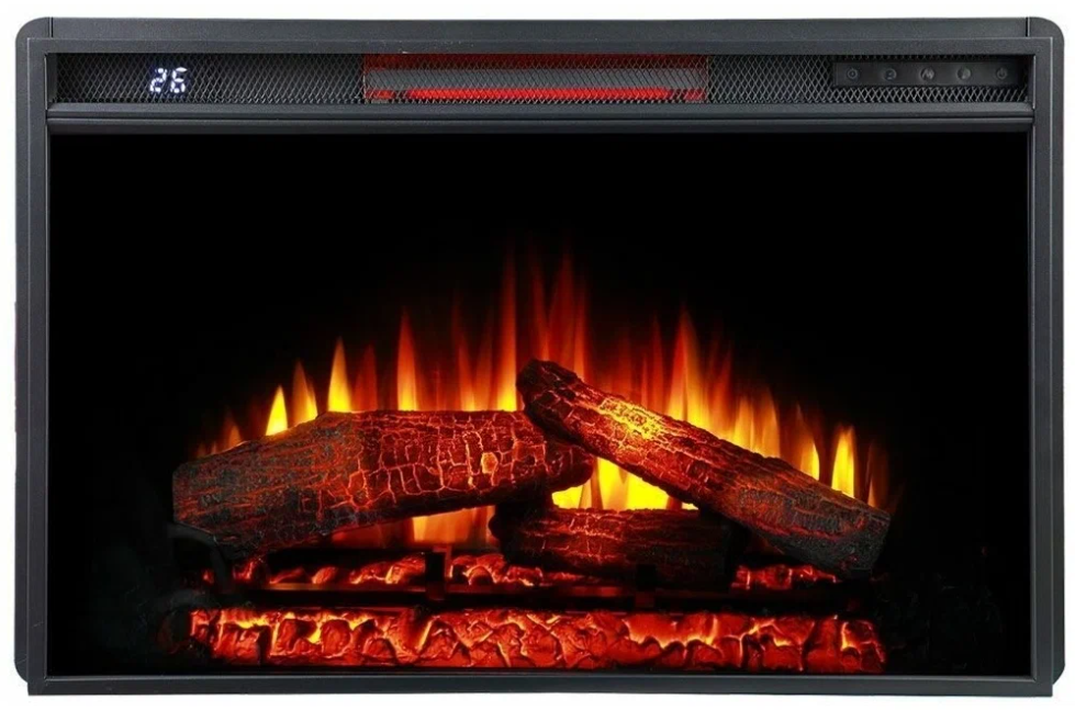 InterFlame FOTON 26 M LED FX QZ широкий очаг 2D
