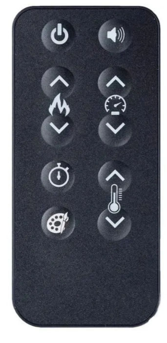 InterFlame FreeSpace 55 LED FX QZ широкий очаг 2D